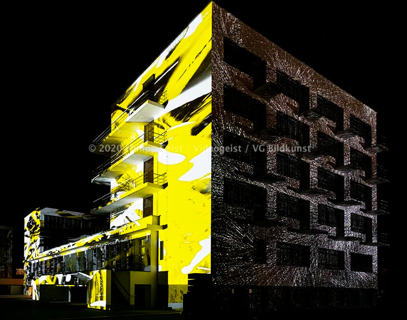 Bauhaus Dessau "Light.Facade.Human" 100 Year Anniversary 2019 (signed + Frame)