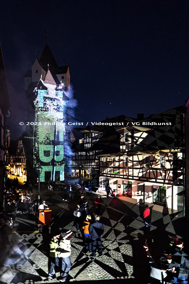 Herzogenaurach Fehnturm „Glücksachen“ 2021 (signed + Frame)