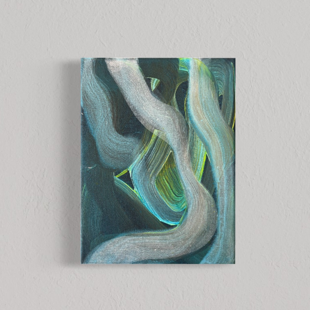 Untitled/ ohne Titel - Painting on Canvas 2007 (24x18cm)