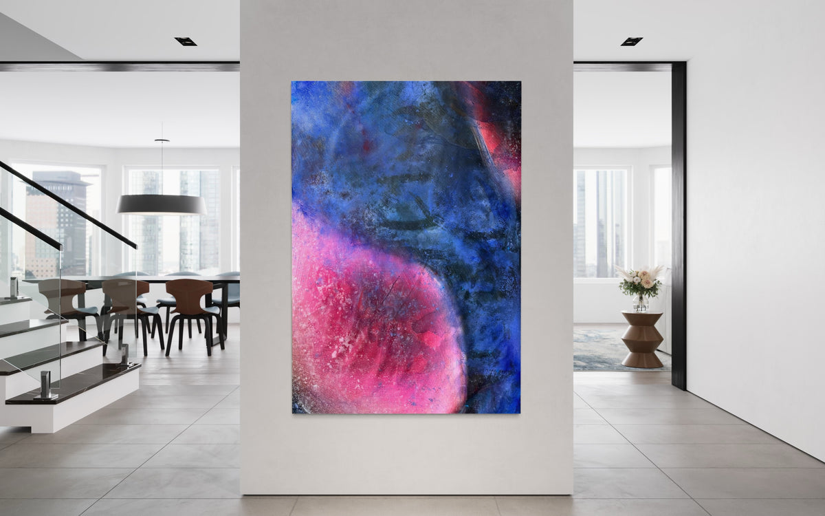 Overpainting Fine Art Print on Canvas 2022
