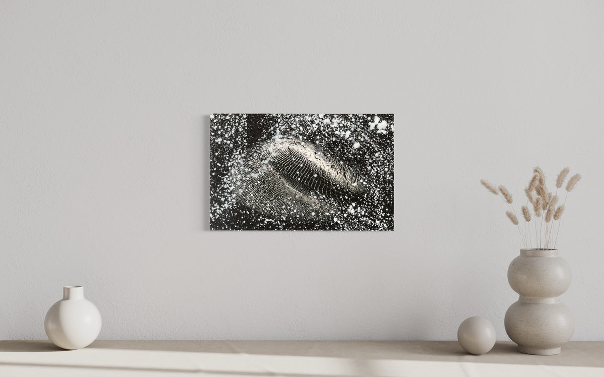 Overpainting on Canvas 2022 // Hidden Places // Stone / Stein 2021