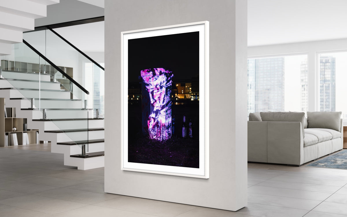 Berlin Hidden Places Garbage can/ Mülleimer 2020  (signed + Frame)