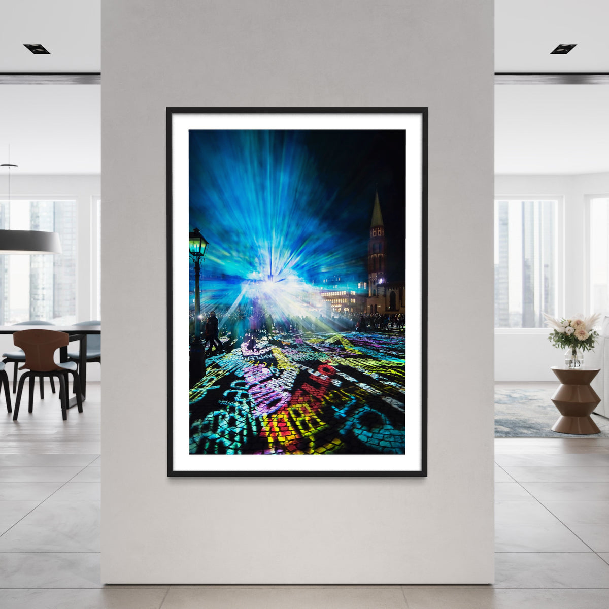 Frankfurt Luminale 2018 Frankfurt Fades  (signed + Frame)