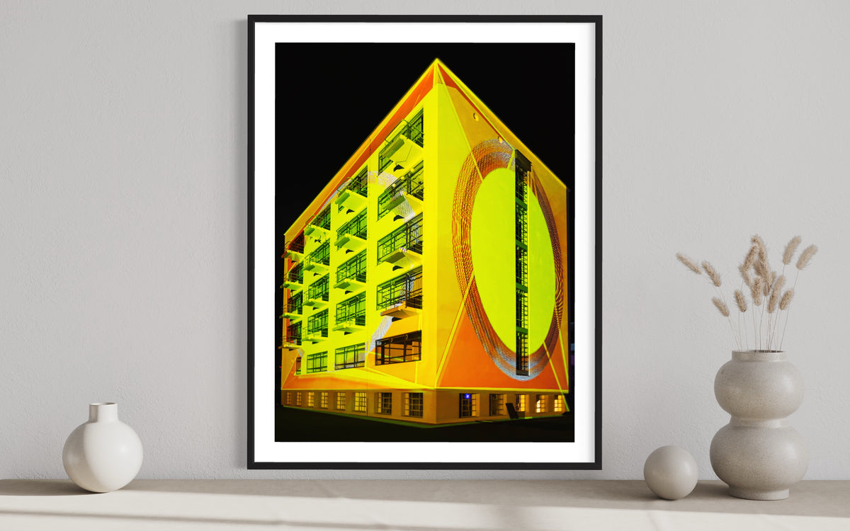 Bauhaus Dessau "Light.Facade.Human" 100 Year Anniversary 2019 (signed + Frame)