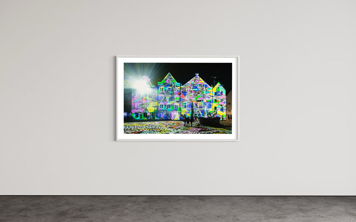 Weilheim 2. Lichtkunst Festival Weilheim Fades 2018 (signed + Frame)
