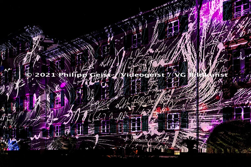 Bad Homburg Schloss „Wo bist du, Licht!“ Hölderlin 250 Jahre 2021 (signed + Frame)