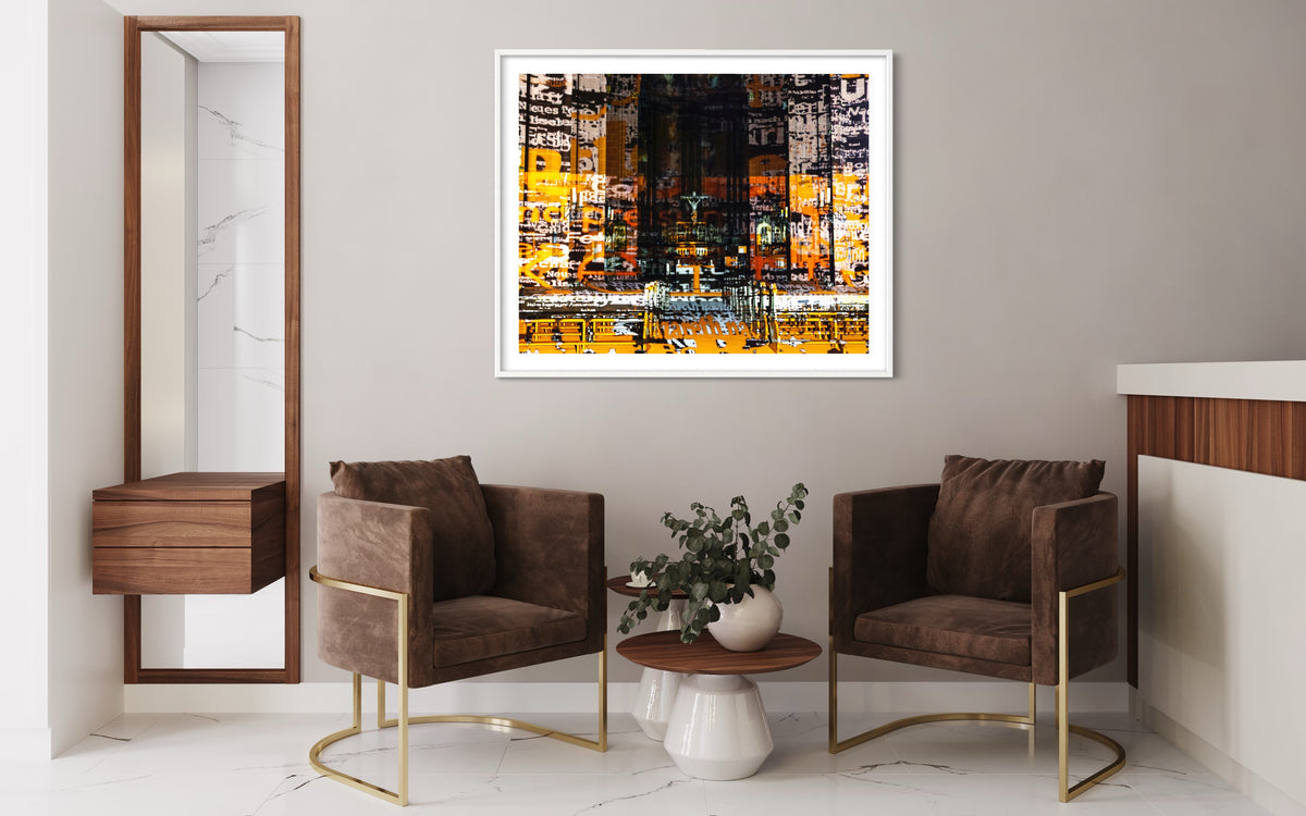 Frankfurt Kaiserdom St. Bartholomäus 2012  (signed + Frame)
