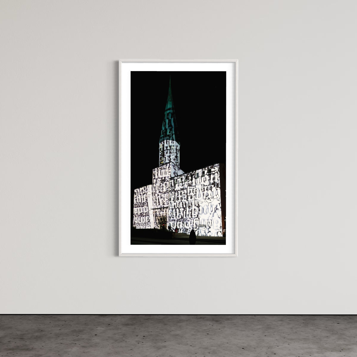 Weilheim Ev. Apostelkirche 500 - Kirche im Licht/ Church in the light 2017 (signed + Frame)