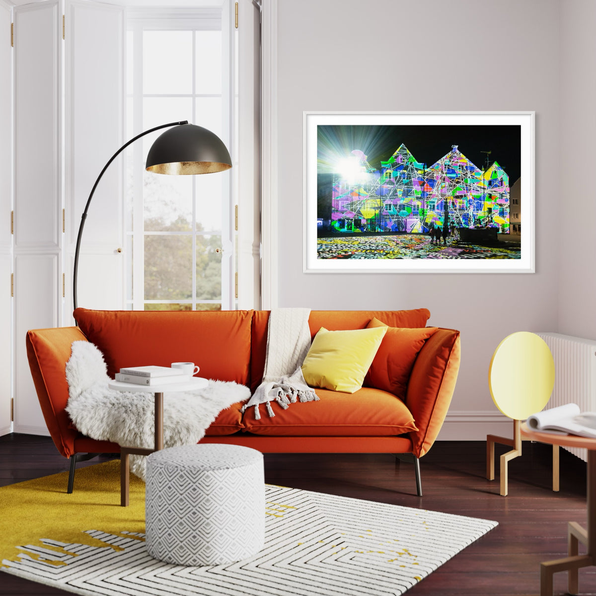 Weilheim 2. Lichtkunst Festival Weilheim Fades 2018 (signed + Frame)