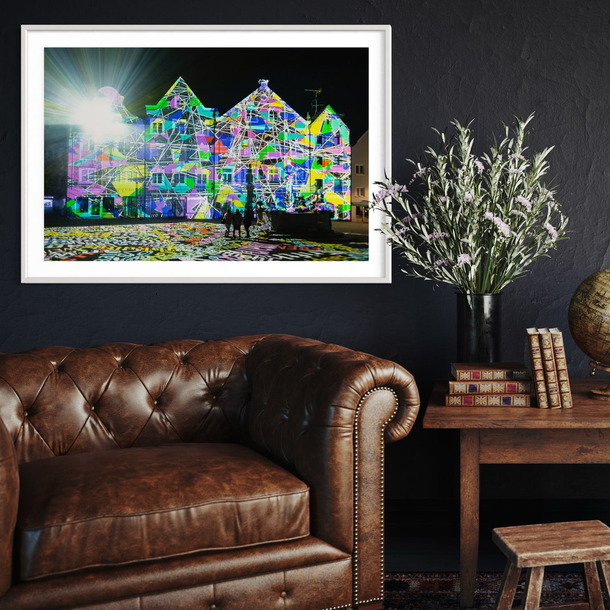 Weilheim 2. Lichtkunst Festival Weilheim Fades 2018 (signed + Frame)