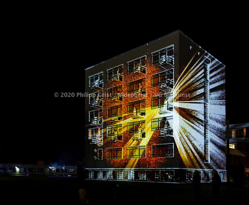 Bauhaus Dessau "Light.Facade.Human" 100 Year Anniversary 2019 (signed + Frame)