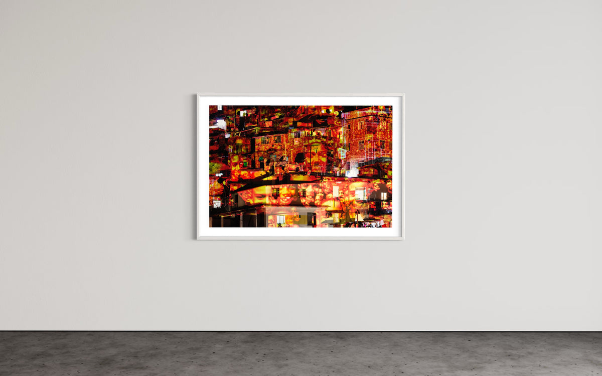 Brazil/ Brasilien Rio de Janeiro 2014 Santa Marta  (signed + Frame)