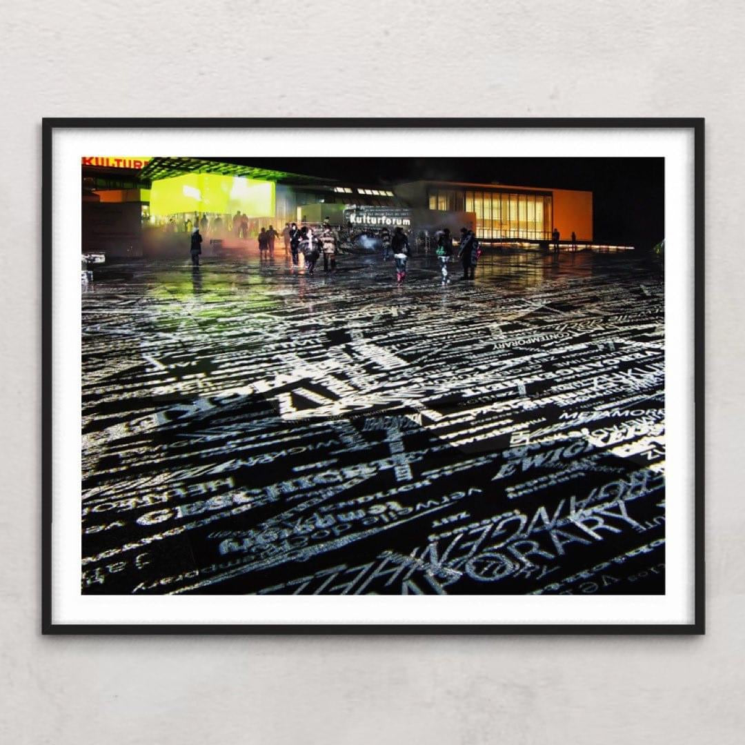 Berlin Time Fades Kulturforum 2008 (signed + Frame)