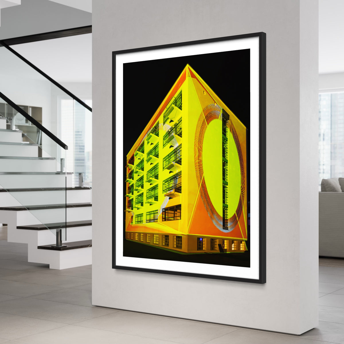 Bauhaus Dessau "Light.Facade.Human" 100 Year Anniversary 2019 (signed + Frame)