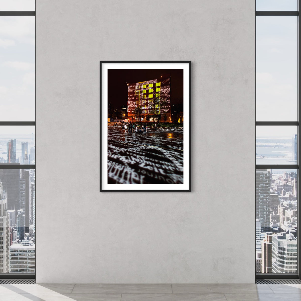 Montreal/ Canada 2010 Place Des Festival / Mutek Festival 2010 Time Drifts 2010 (signed + Frame)