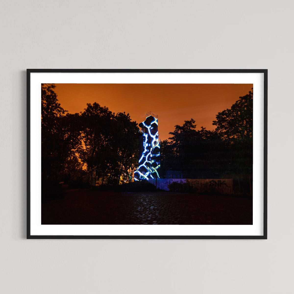 Hidden Places Berlin observation tower/ aussichtsturm 2020 (signed + Frame)