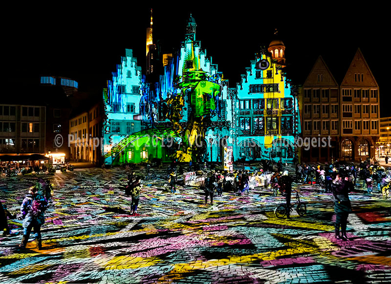 Frankfurt Römer Luminale 2018 „Frankfurt Fades“ (signed + Frame)