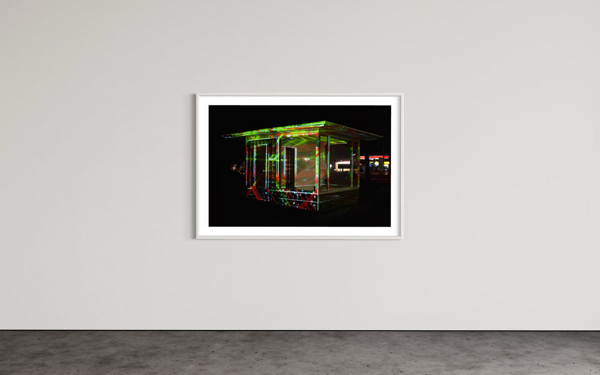 Hidden Places Berlin ehemaliges Pförtnerhaus Flughafen Tempelhof 2014  (signed + Frame)
