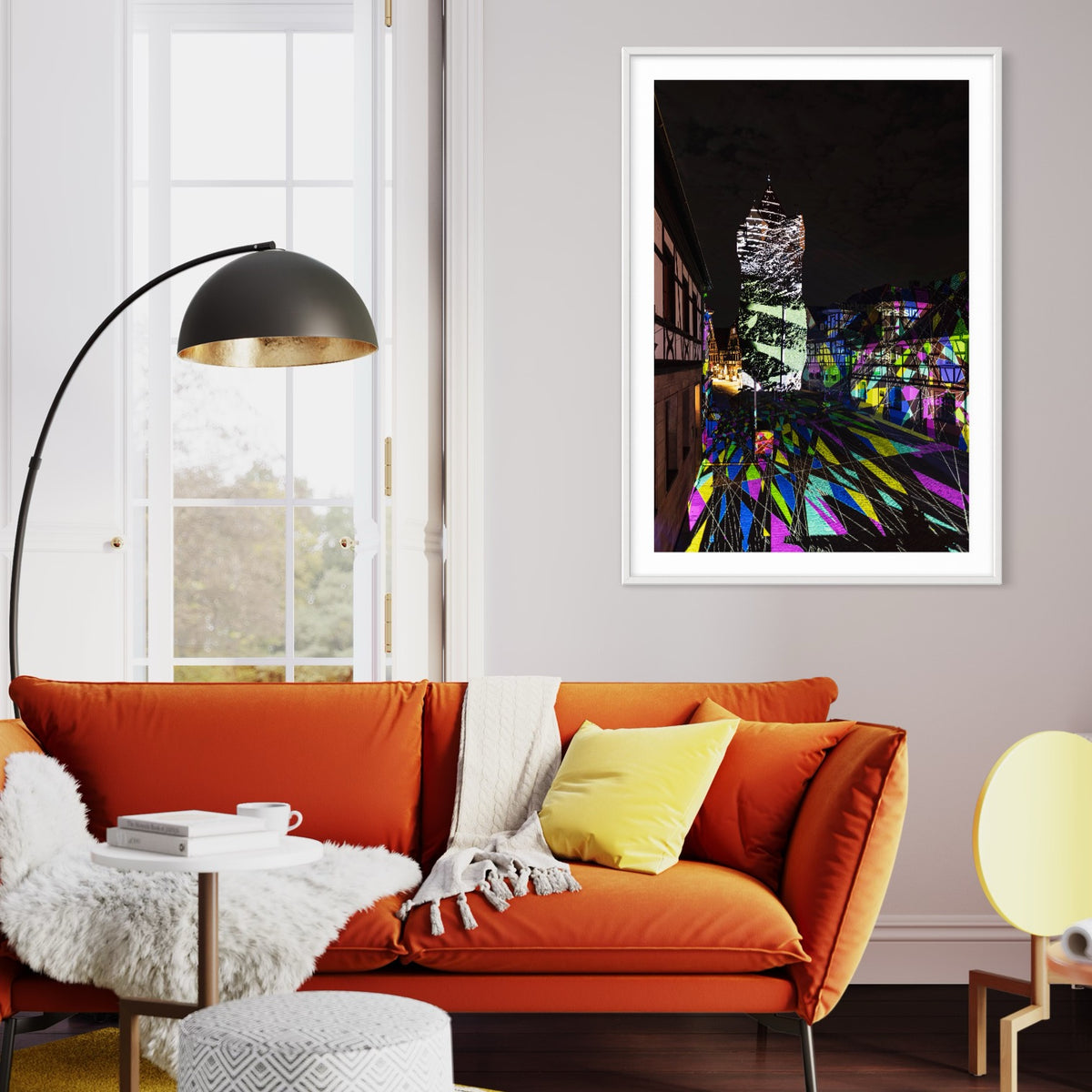 Herzogenaurach Fehnturm „Glücksachen“ 2021 (signed + Frame)