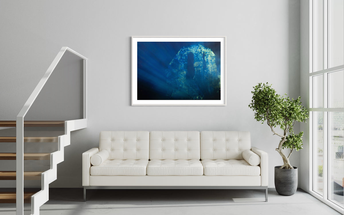 Oberwesel / (Rheinpartie/ Germany) 2009  "Liquid Memory" 2009 (signed + Frame)