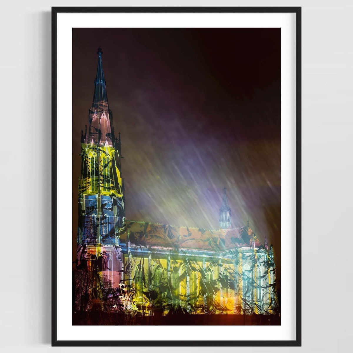 München/ Munich Hl.Kreuz-Kirche Giesing 2015 (signed + Frame)
